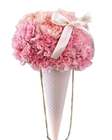 Fresh Floral Ice Cream Cone Bouquet