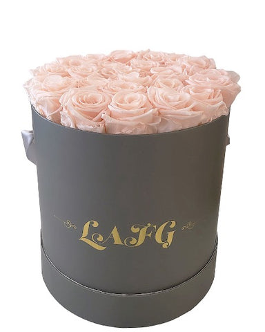 Luxe Gray Forever Rose Box
