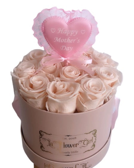Happy Mother's Day Forever Bouquet (Red or Pink Topper)