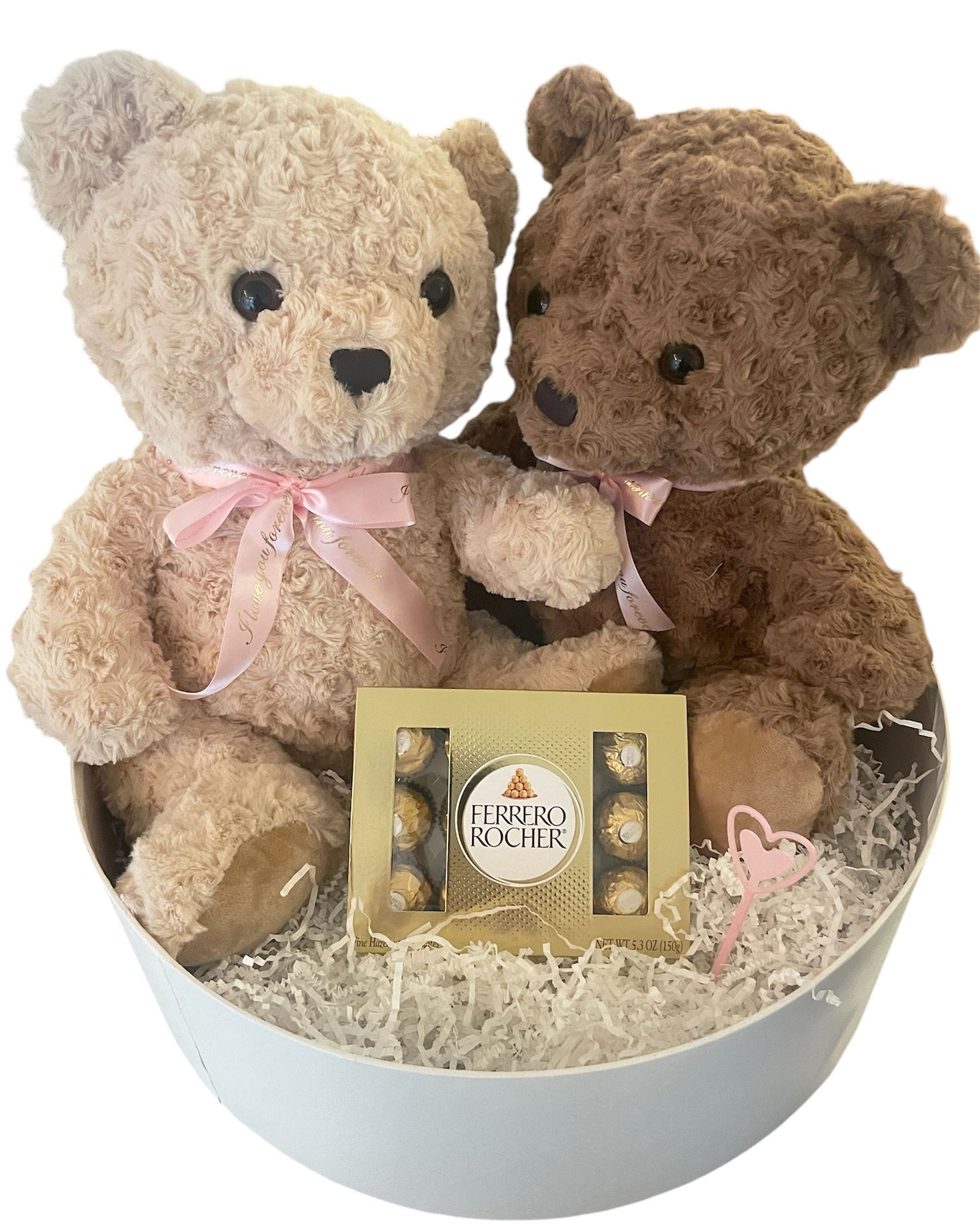 Hugging Bears With Chocolates