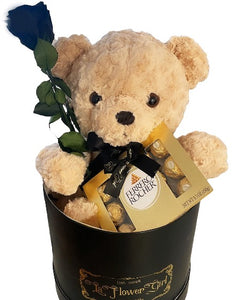 Bear, Forever Rose & Chocolates