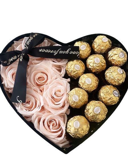 Light Up Love Box (Forever Roses & Chocolate)
