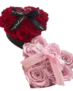 Petite Forever Rose Heart Bouquet