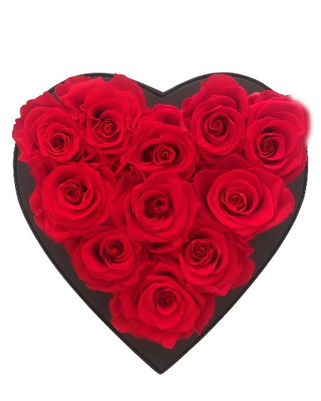 My Love Heart (Forever Roses-Black & Red Available)