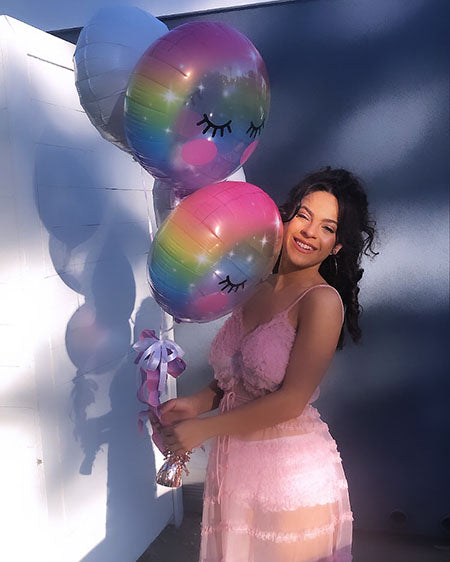 Eyelash Balloon Rainbow Balloon LA 2021